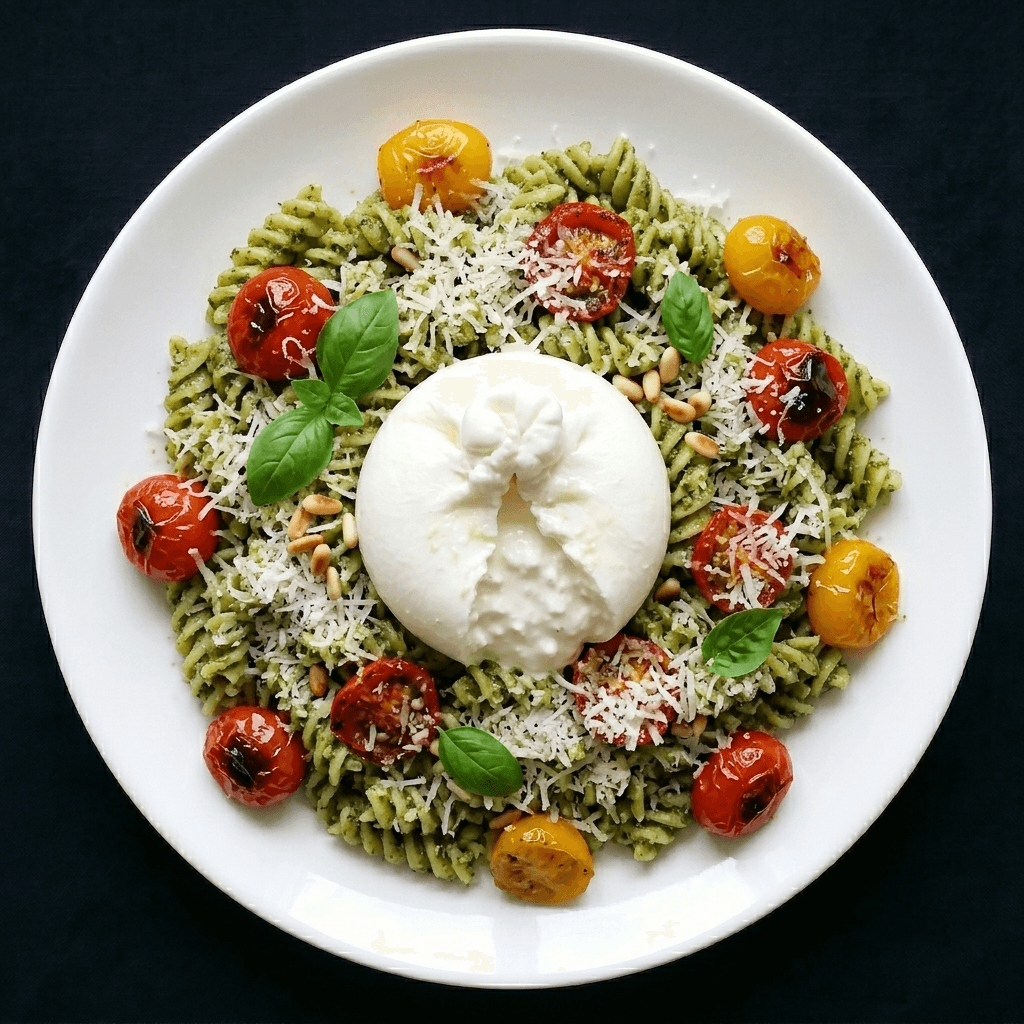 Pasta Pesto Burrata