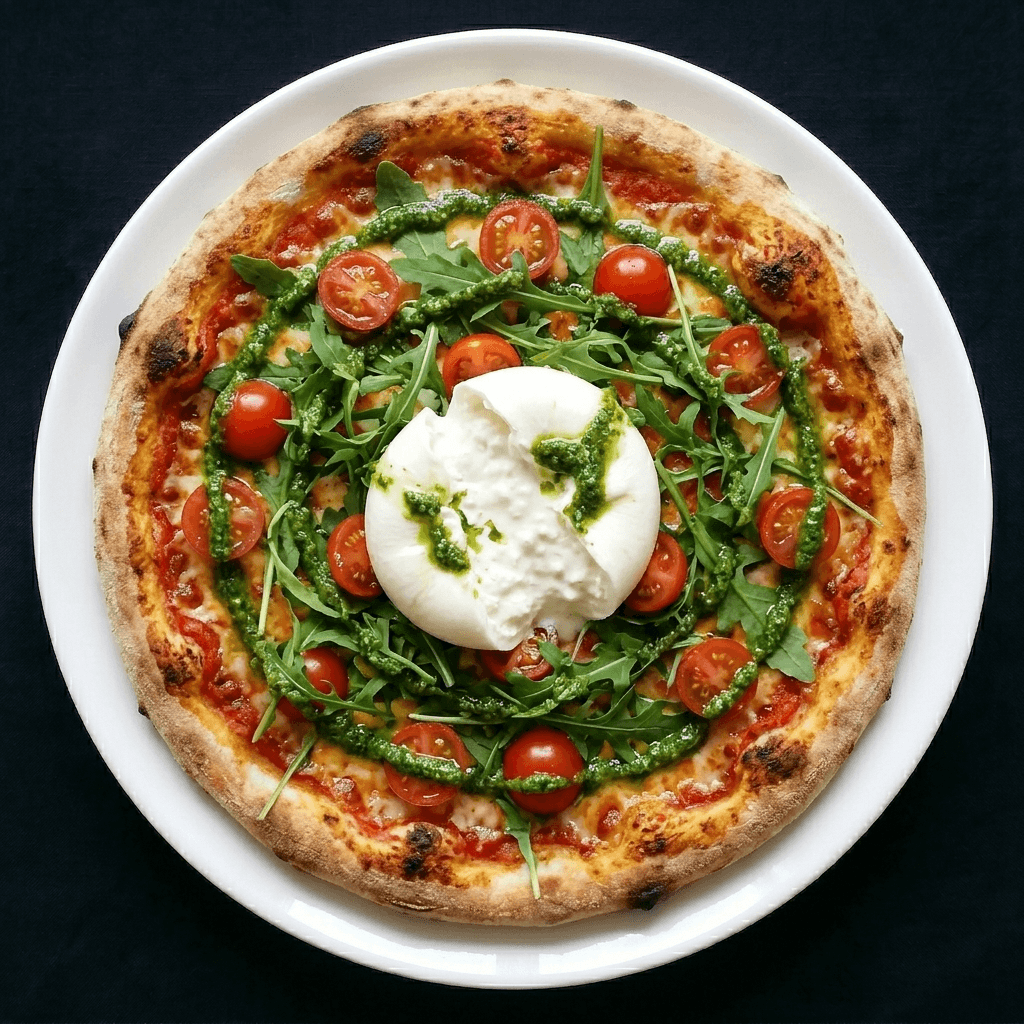 Pizza Pesto Burrata